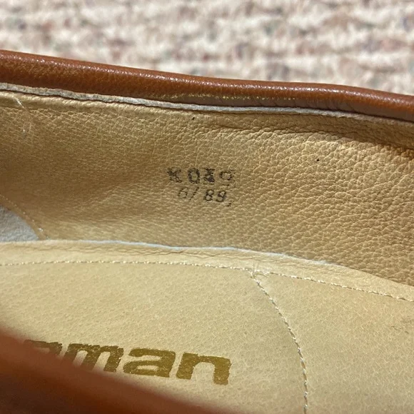 Jarman Mens Tan Genuine Kidskin Loafer Dress Shoes US 10 D brown - Picture 9 of 10